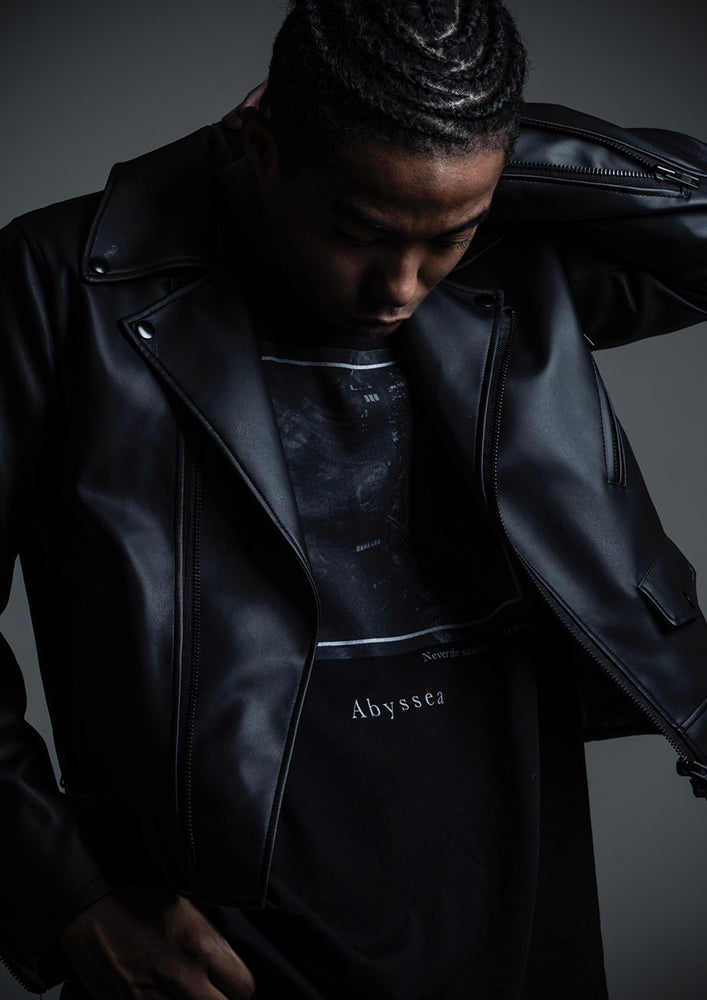Abyssea ライダースジャケット Abyssea】Side buckle short riders｜Abyssea 公式通販サイト