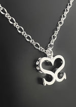 Load image into Gallery viewer, o r l o v e logo necklace
