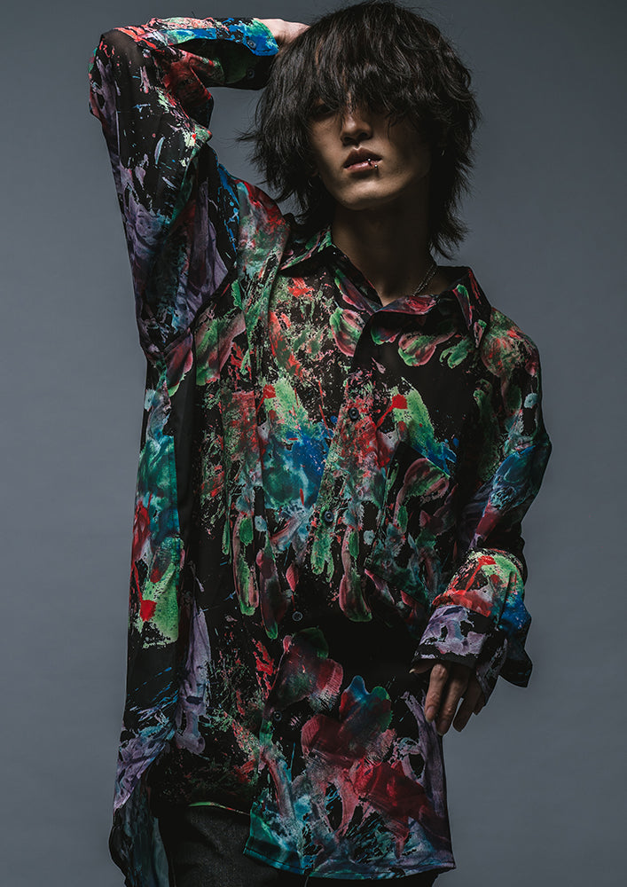 【Abyssea】Psychedelic hand painting shirts｜Abyssea 公式通販サイト