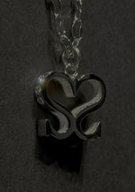 Load image into Gallery viewer, f o r l o v e logo necklace
