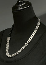 画像をギャラリービューアに読み込む, Rubber × Stainless chain necklace
