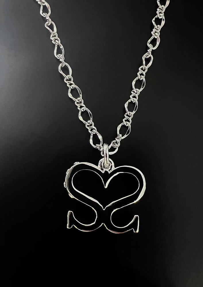 f o r l o v e logo necklace