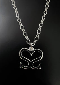 o r l o v e logo necklace