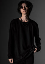 画像をギャラリービューアに読み込む, Cut off long sleeve T shirts Thicking jersey
