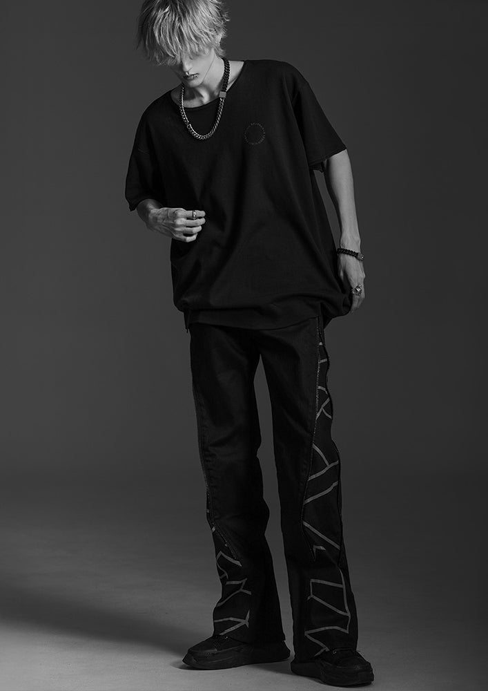 「STMPD RCRDS × Abyssea」<br>Lion graphic cut and sewn