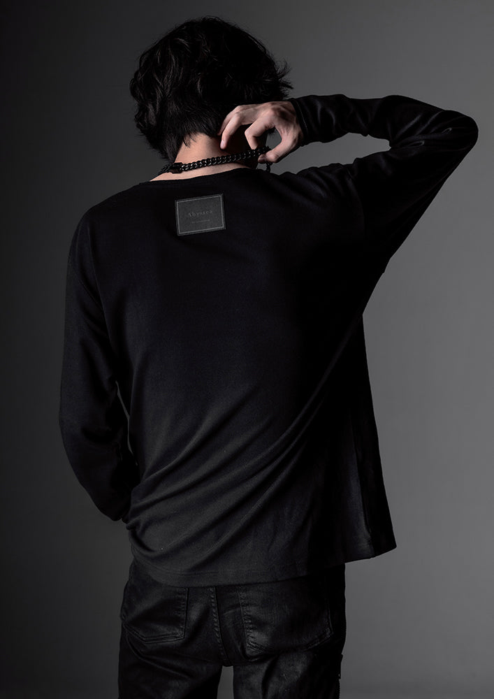 Cut off long sleeve T shirts Thicking jersey