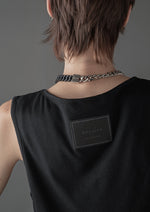 画像をギャラリービューアに読み込む, Double face cutoff Tanktop
