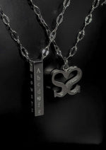 Load image into Gallery viewer, f o r l o v e stick necklace
