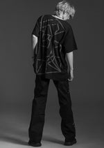 画像をギャラリービューアに読み込む, 「STMPD RCRDS × Abyssea」&lt;br&gt;Lion graphic side zip pants
