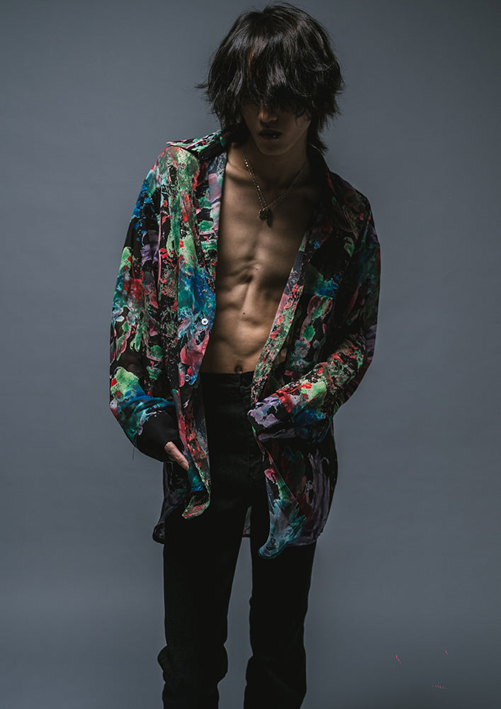 Abyssea】Psychedelic hand painting shirts｜Abyssea 公式通販サイト