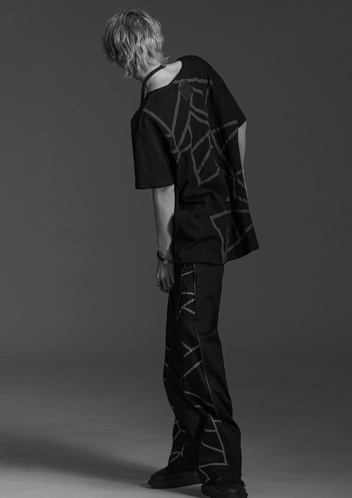 「STMPD RCRDS × Abyssea」<br>Lion graphic cut and sewn