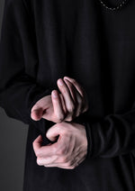 画像をギャラリービューアに読み込む, Cut off long sleeve T shirts Thicking jersey
