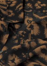 画像をギャラリービューアに読み込む, Leopard see-through shirts
