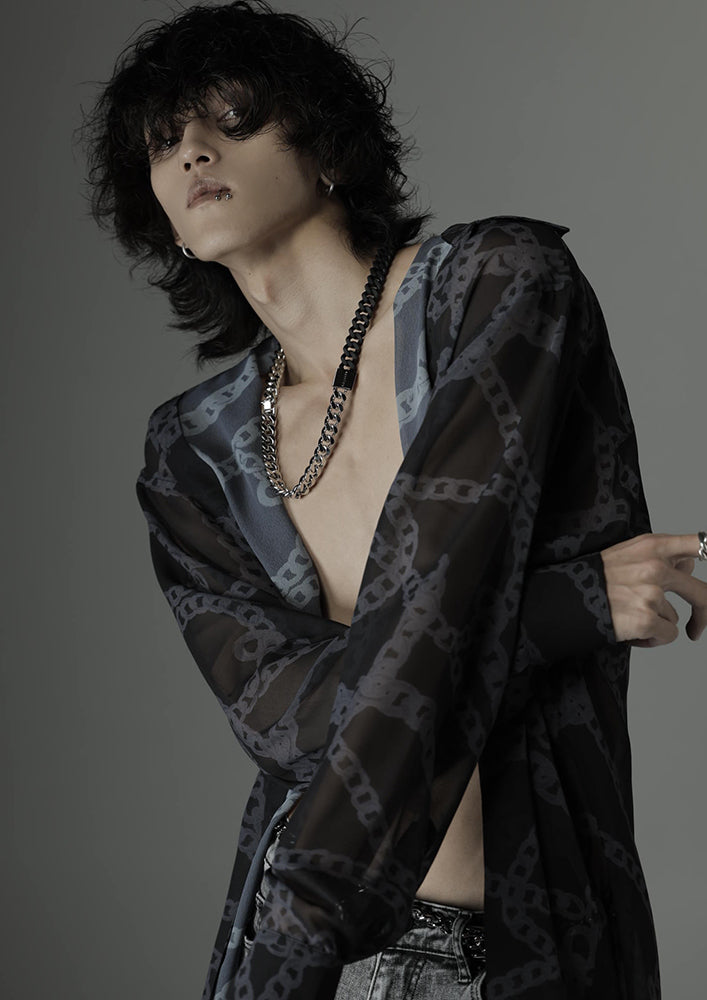 「Kusari」see-through shirts