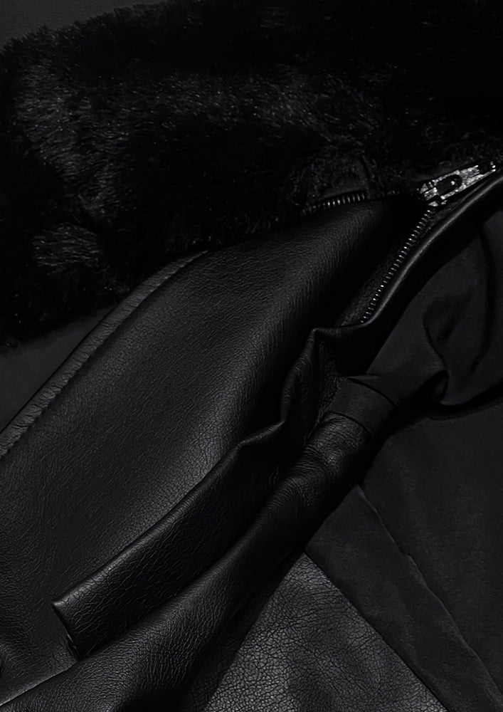 Flight eco leather jacket