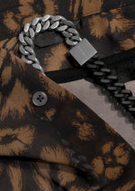画像をギャラリービューアに読み込む, Leopard see-through shirts
