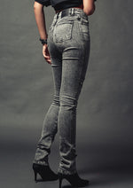 画像をギャラリービューアに読み込む, BANANA curve skinny denim pants -Grey crash-
