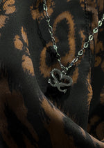 画像をギャラリービューアに読み込む, Leopard see-through shirts
