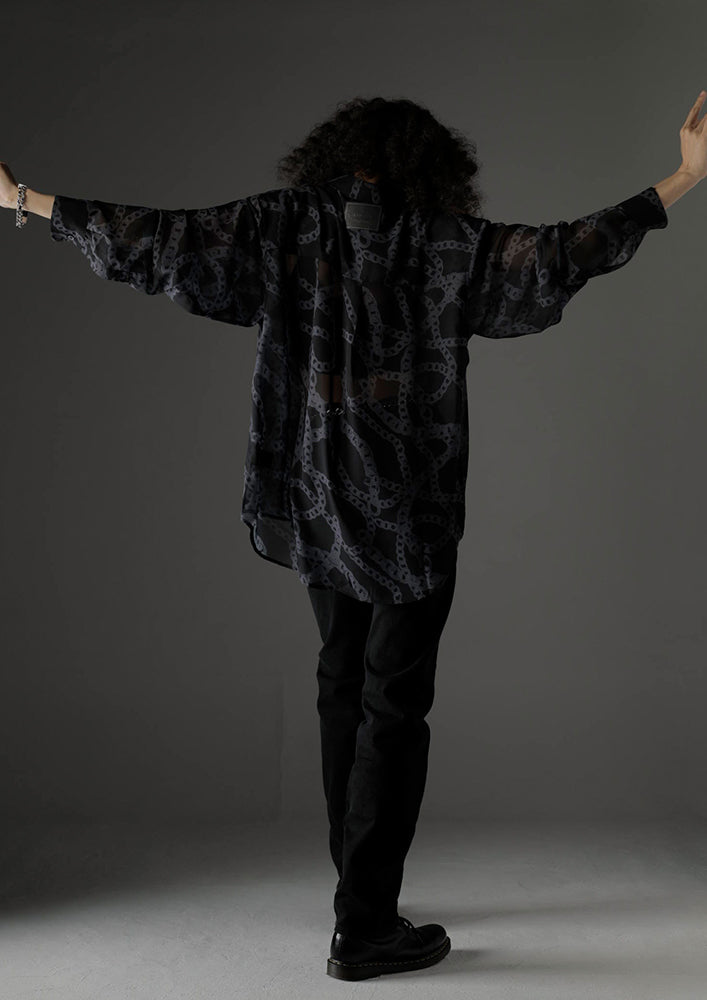 「Kusari」see-through shirts