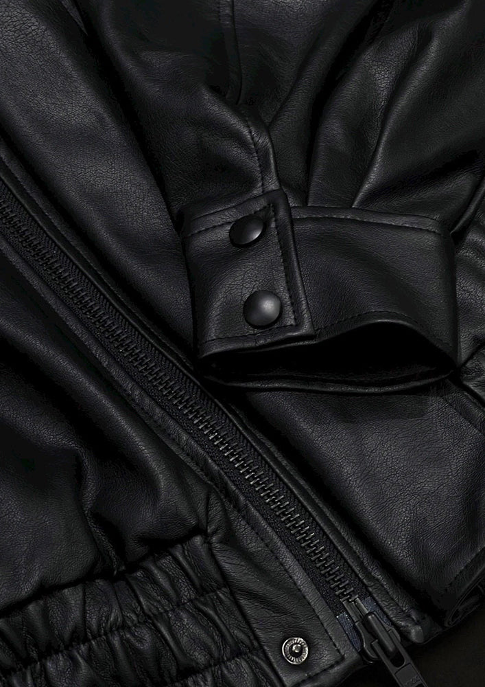 Flight eco leather jacket