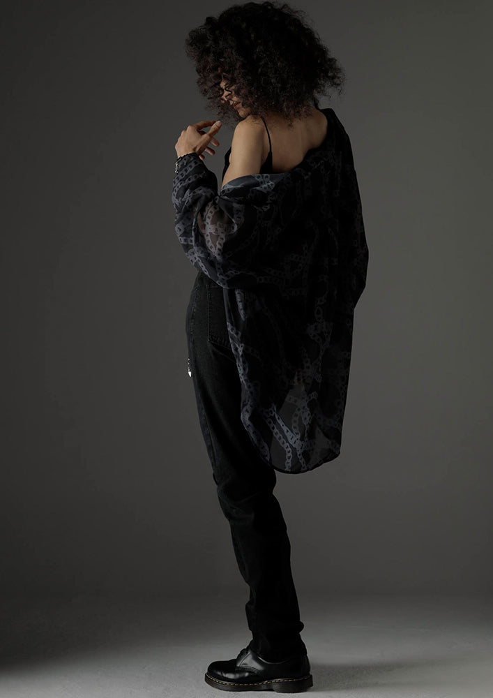 「Kusari」see-through shirts