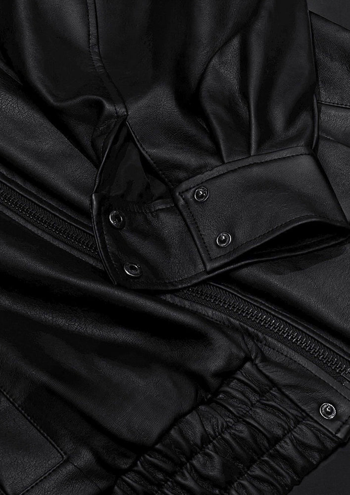 Flight eco leather jacket