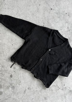 画像をギャラリービューアに読み込む, Abyssea Chain frayed knit cardigan
