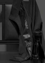 Load image into Gallery viewer, Eco Leather docking track jacket
