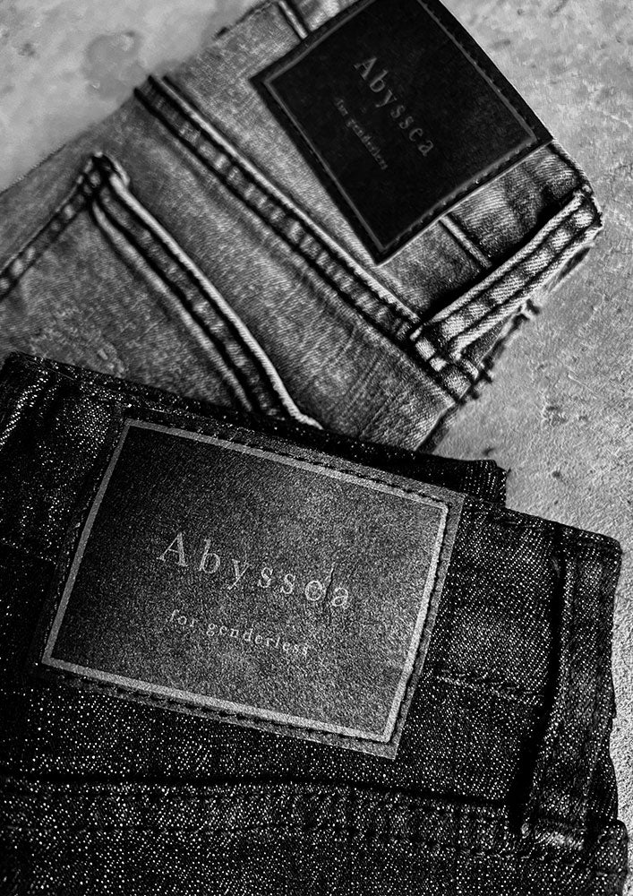 Abyssea】Stretch flared denim pants｜Abyssea 公式通販サイト