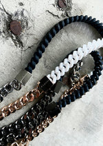 Load image into Gallery viewer, 【Abyssea】Rubber × alloy chain bracellet
