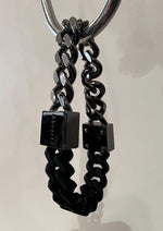 画像をギャラリービューアに読み込む, Rubber × alloy chain bracellet
